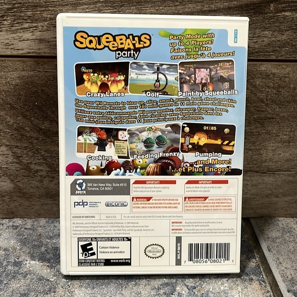 5 for $60 - Squeeballs Party Wii Game - Picture 4 of 4